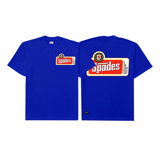 Spades Dynamic Play Boxy Tee Royal Blue SPADES