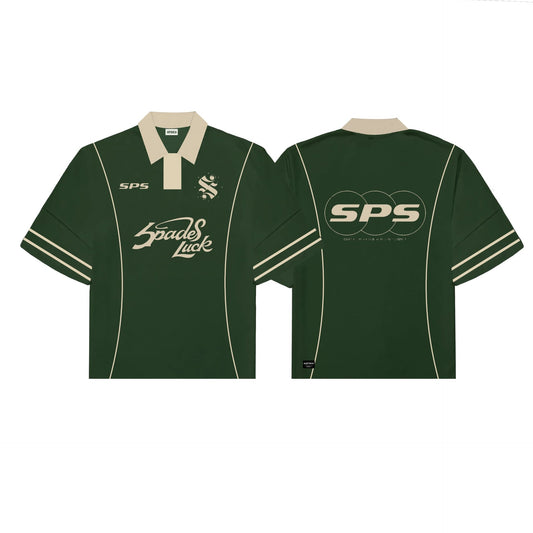 Spades Fortune Crest Boxy Crop Polo SPADES