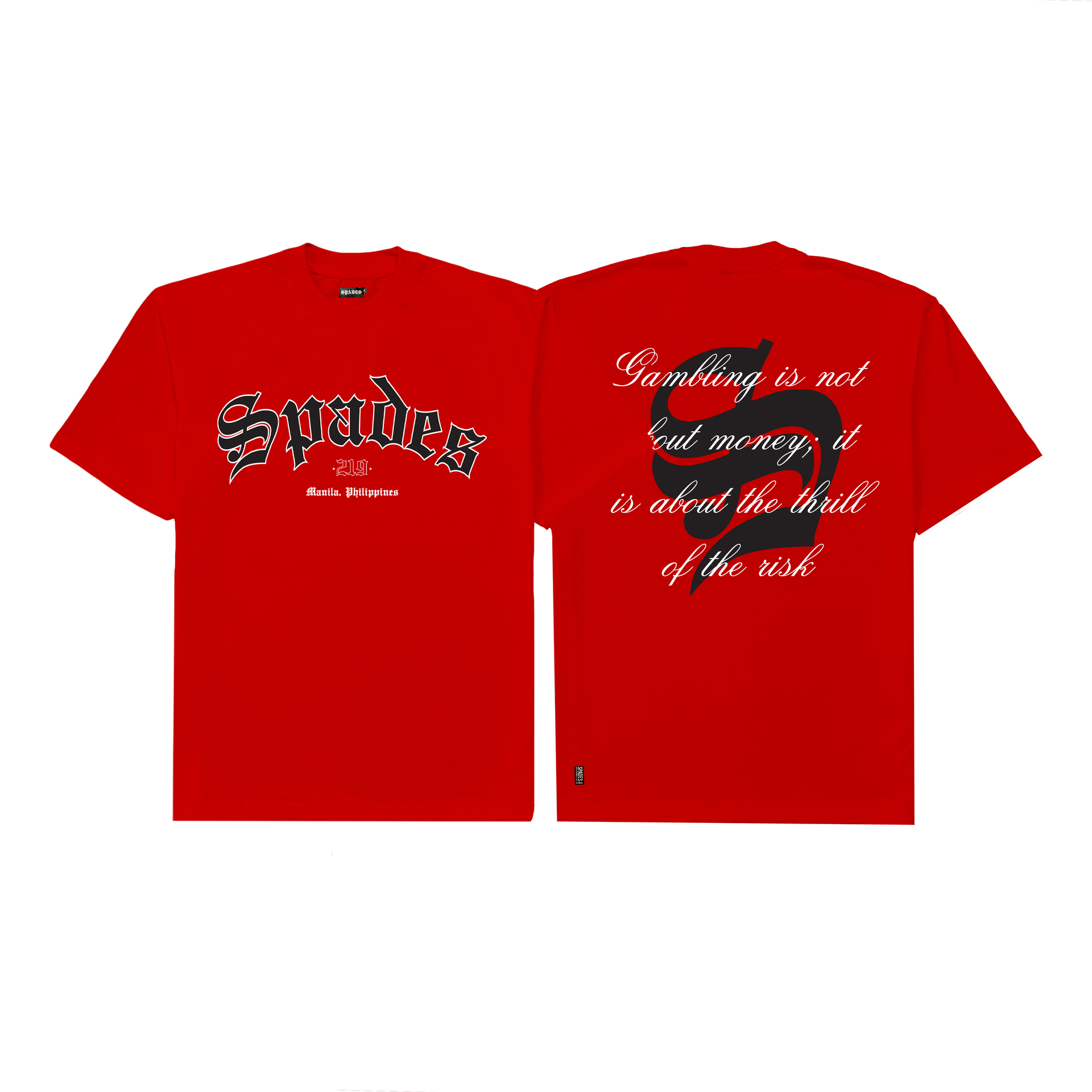 Spades Towne Arc Red T-shirt SPADES