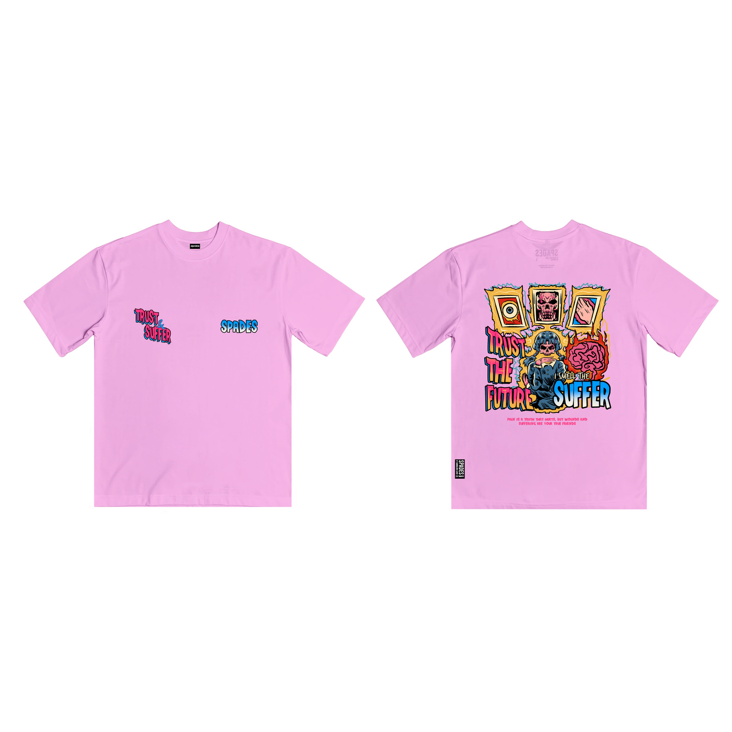 Spades Trust and Suffer Baby Pink SPADES
