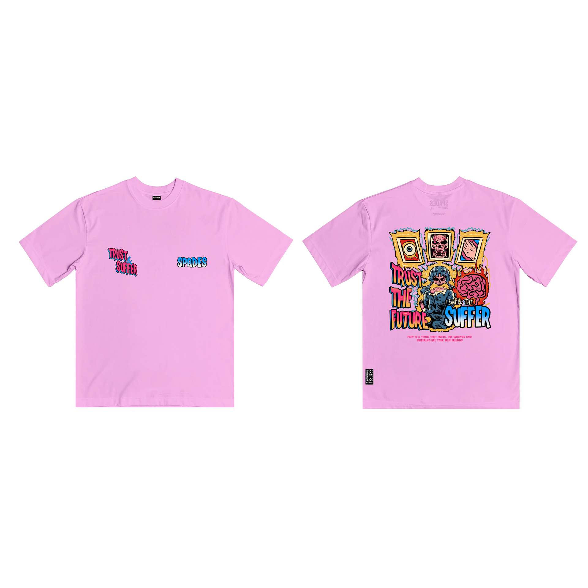 Spades Trust and Suffer Baby Pink SPADES