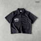 Velcro Apex  Polo Boxy Crop Black SPADES