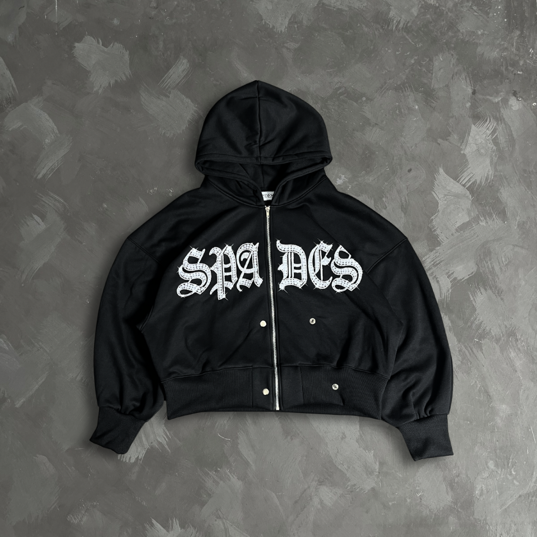 Spades Glitter Throne Boxy Hoodie SPADES