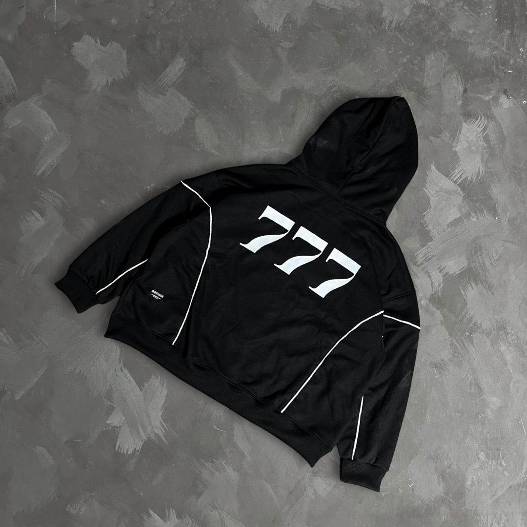 Spades Triple Lucky Boxy Crop Hoodie SPADES