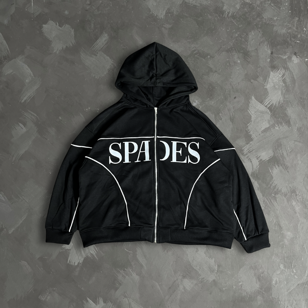 Spades Triple Lucky Boxy Crop Hoodie SPADES