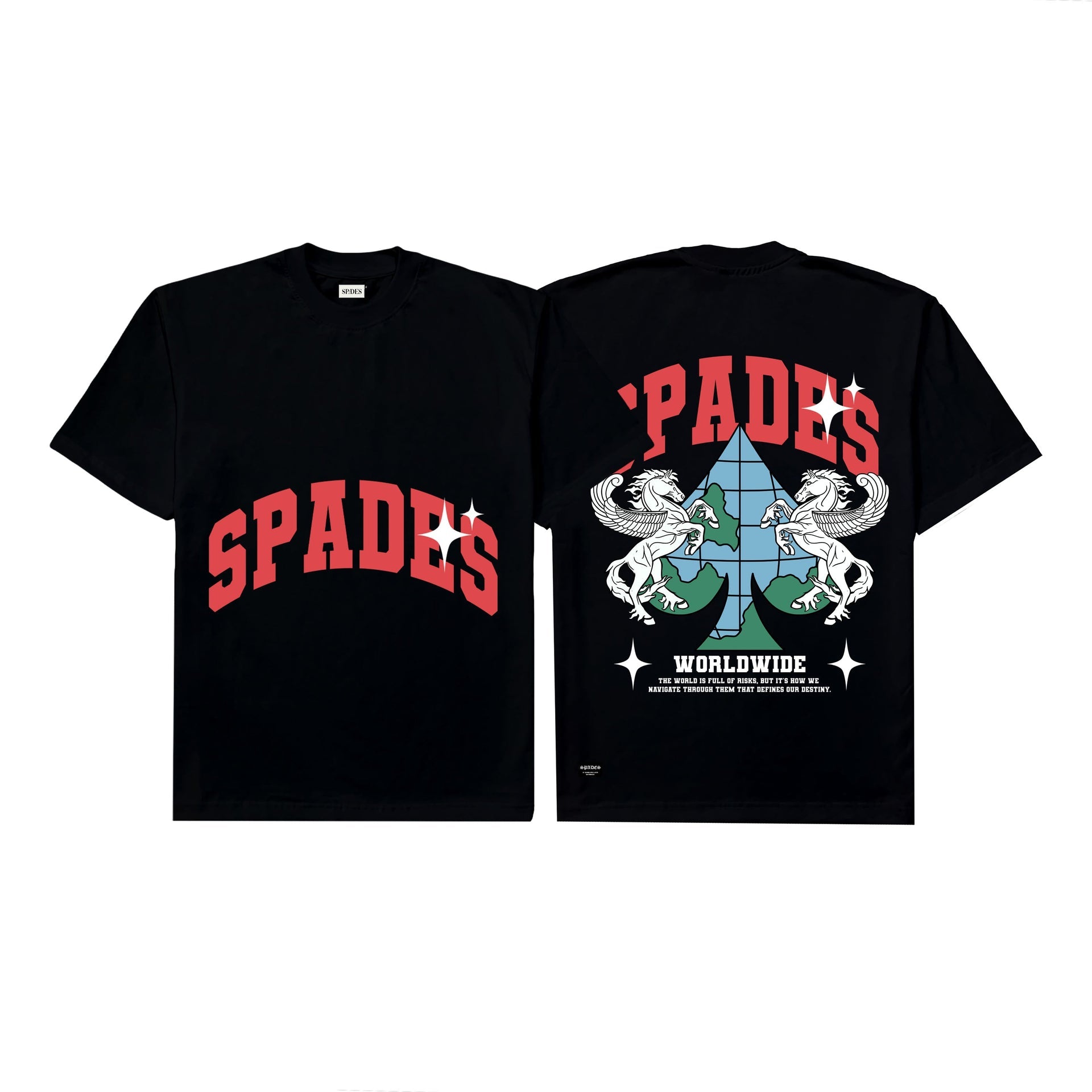 Spades Global Unity Black T-shirt SPADES