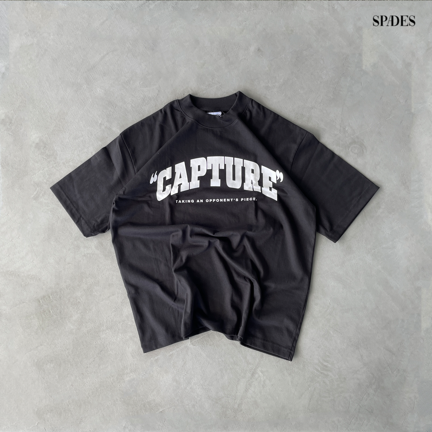 Spades Capture Boxy Tee Black SPADES