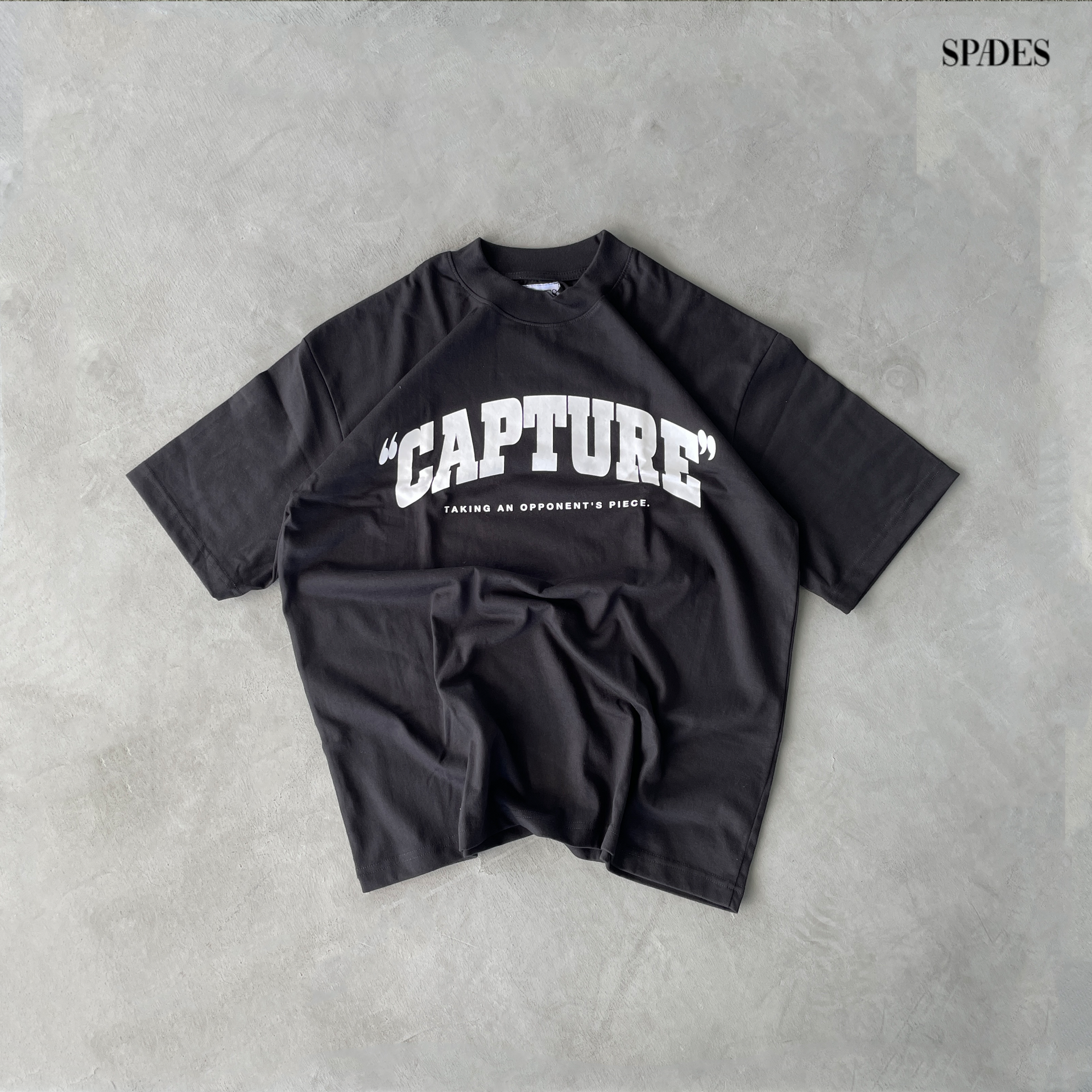 Spades Capture Boxy Tee Black SPADES