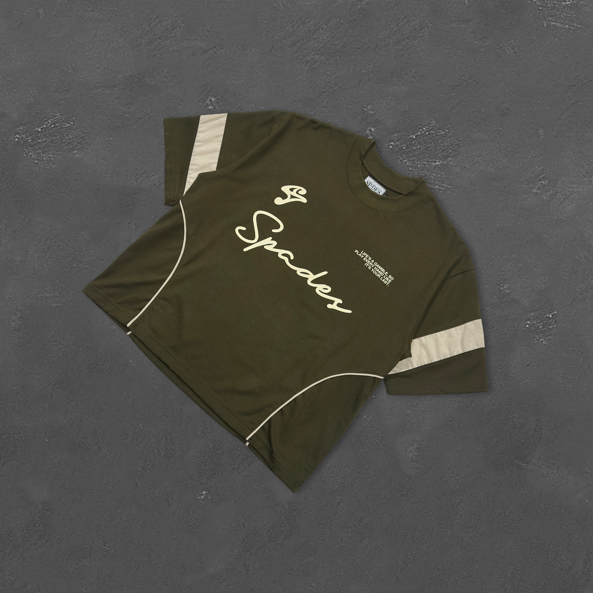 Spades The Mantra Boxy Crop Tee SPADES