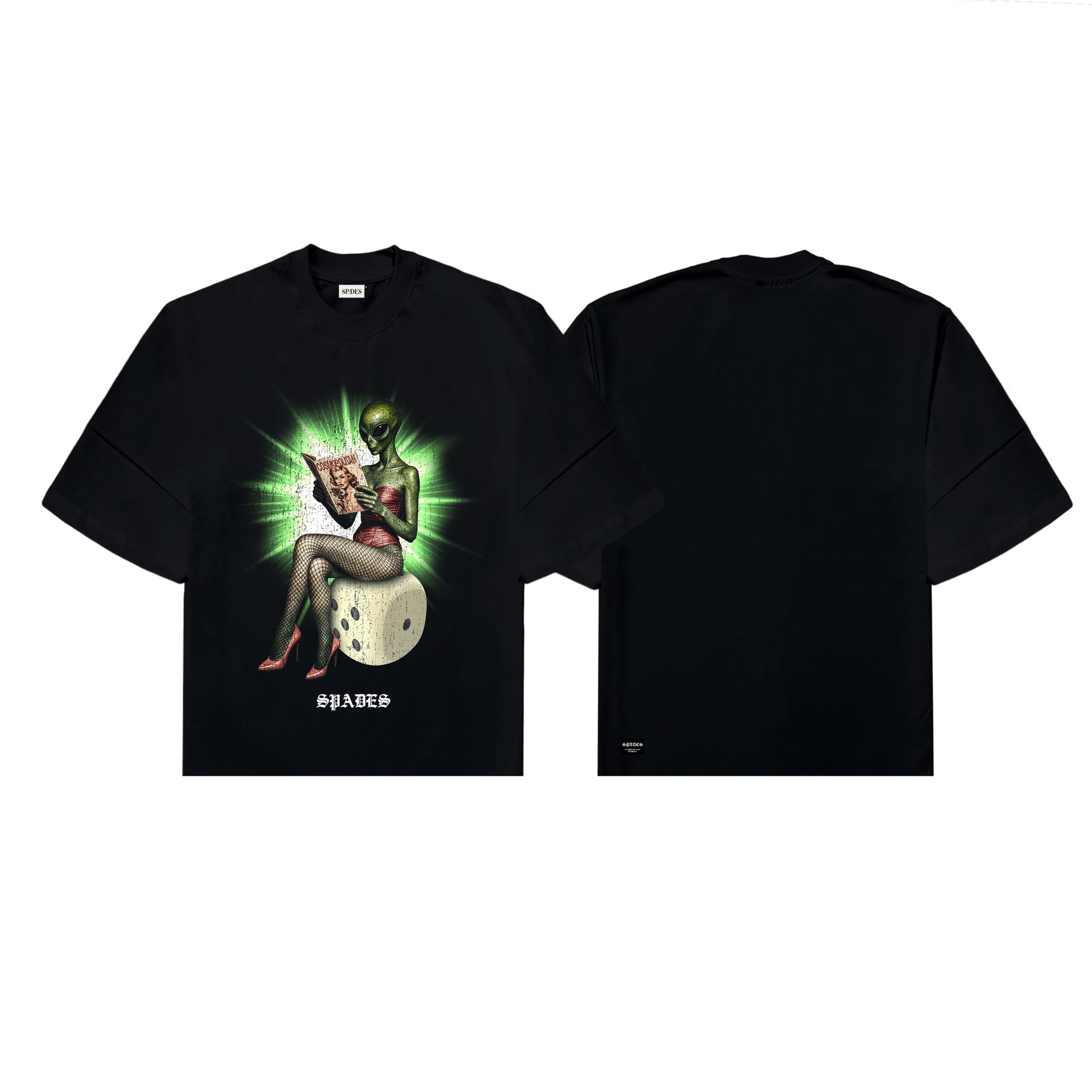Cosmic Seductress Box Tee Black SPADES
