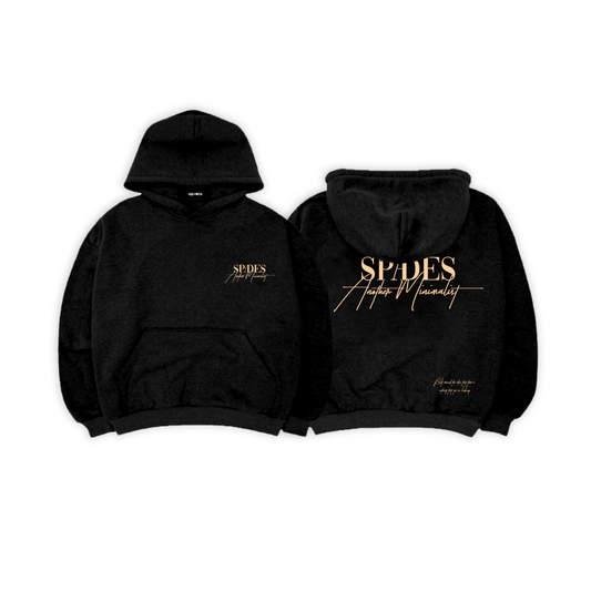 Spades Another Minimalist Black Hoodie SPADES