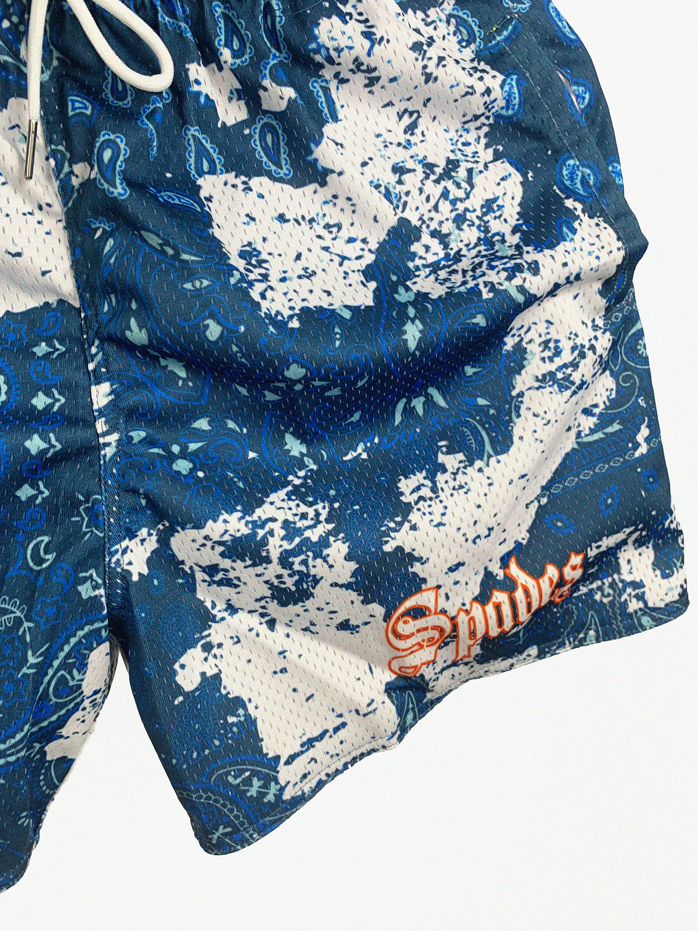 Spades Bandana Mesh Shorts Fade Blue SPADES