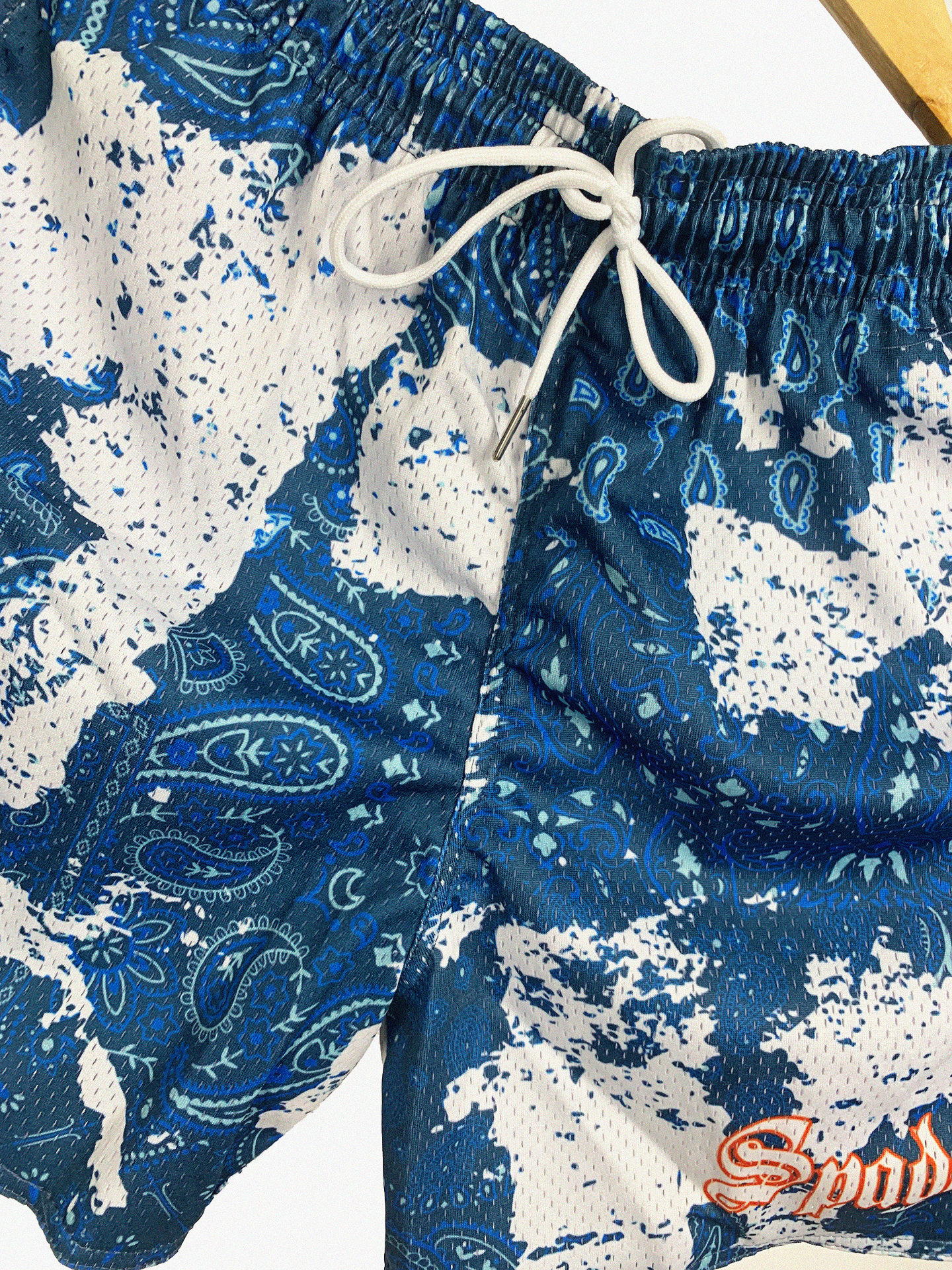 Spades Bandana Mesh Shorts Fade Blue SPADES
