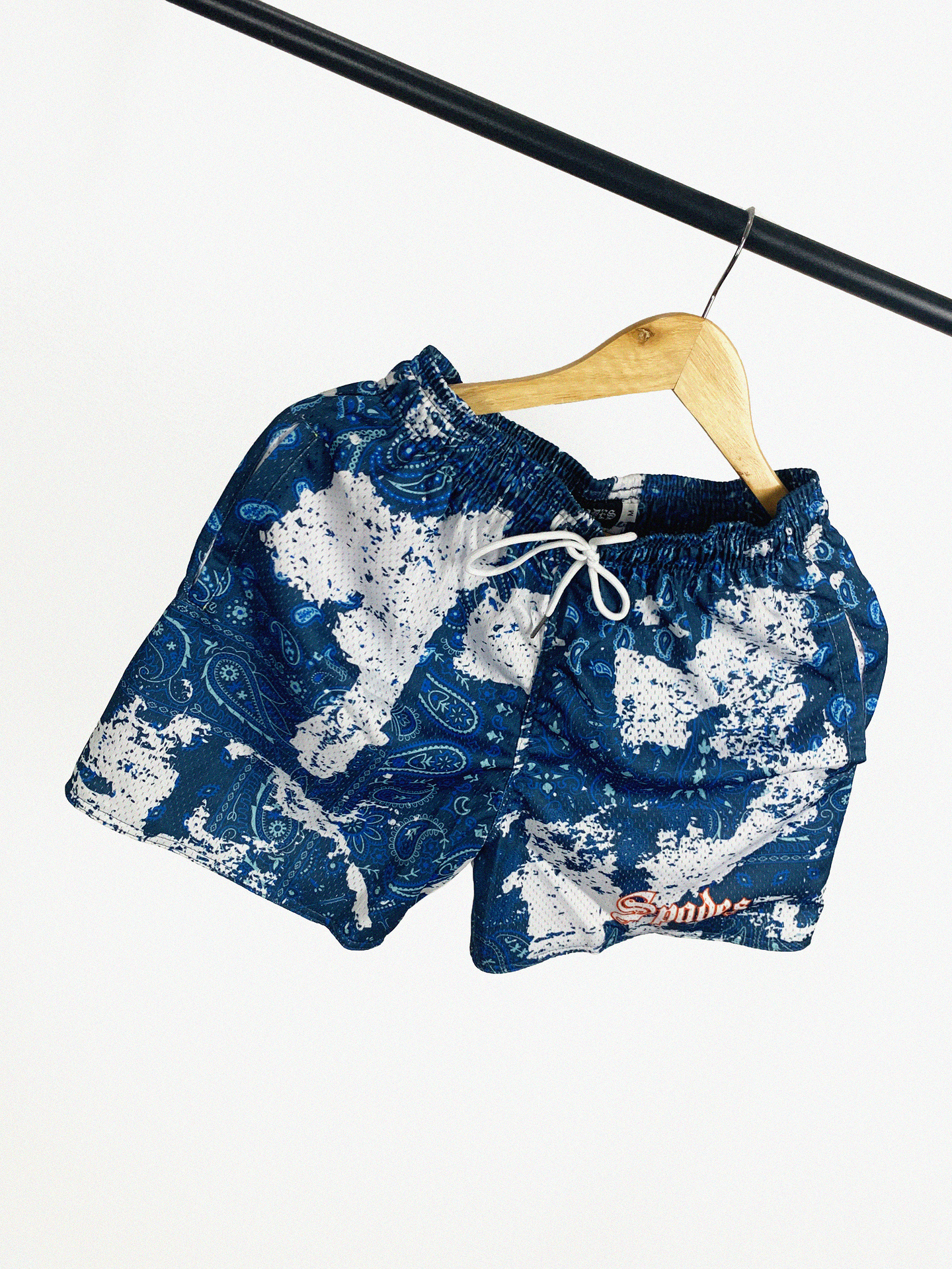 Spades Bandana Mesh Shorts Fade Blue SPADES