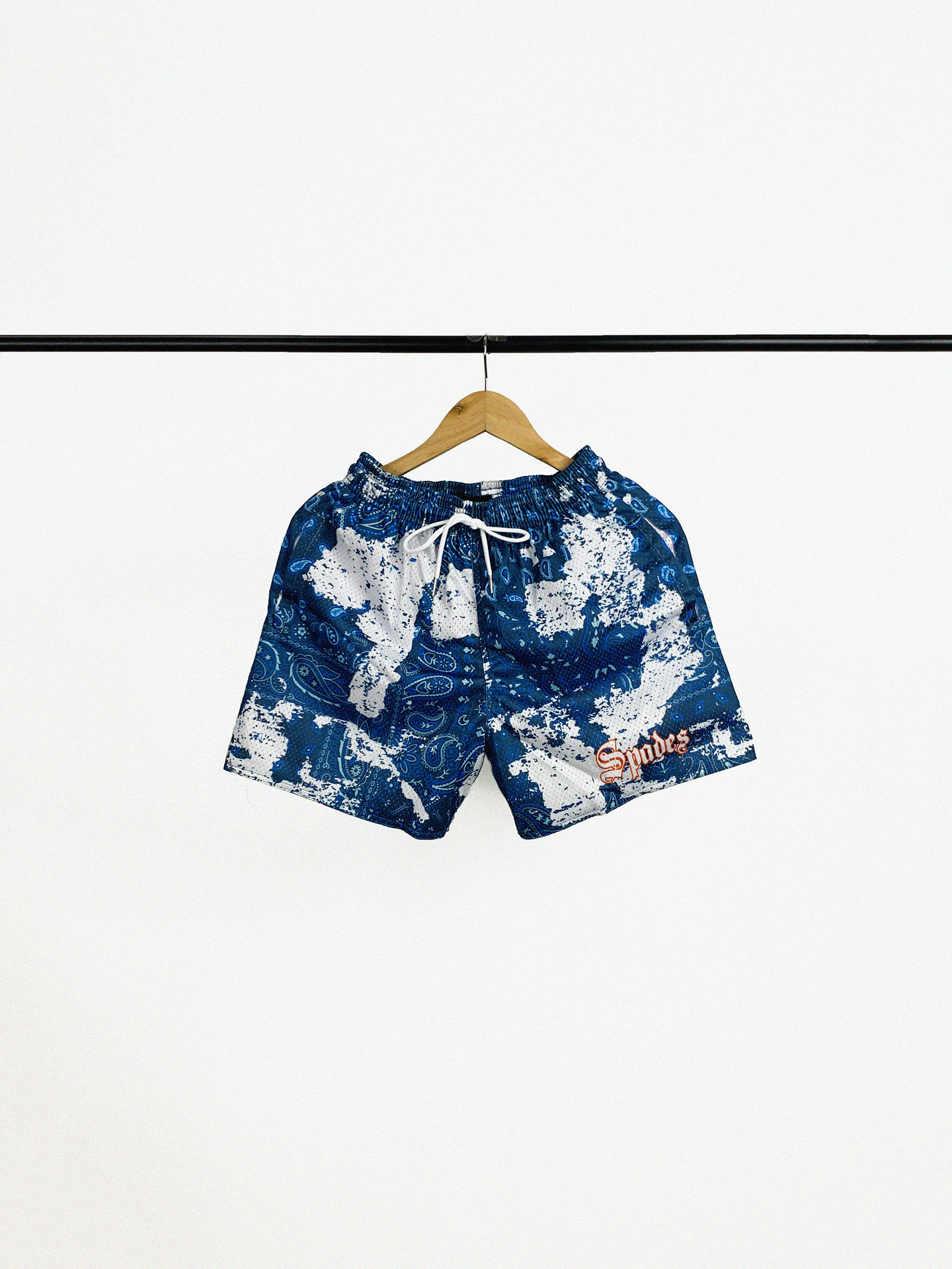 Spades Bandana Mesh Shorts Fade Blue SPADES