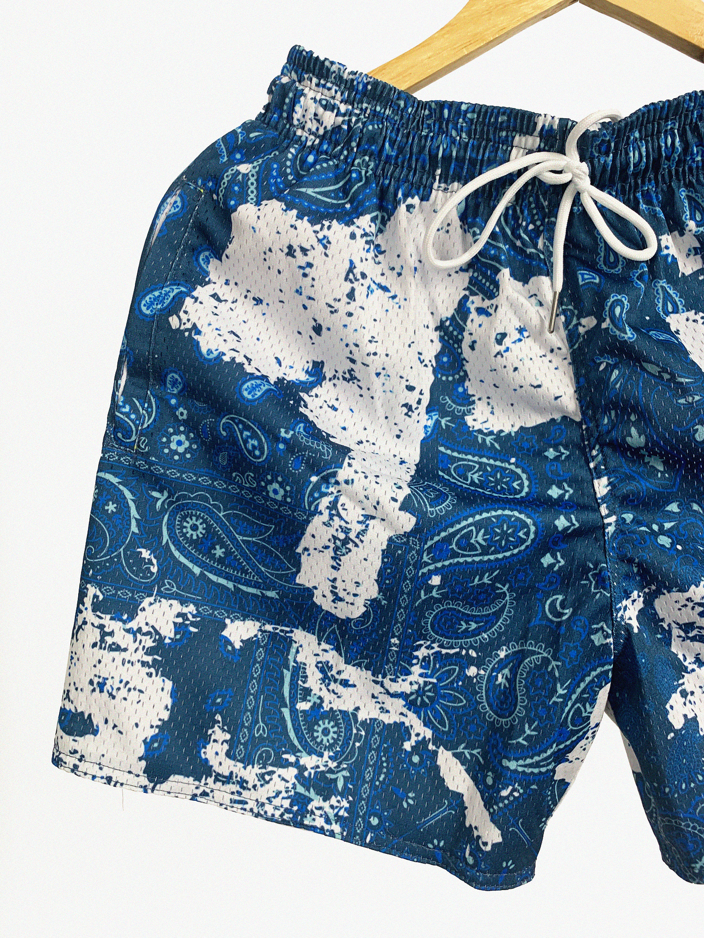 Spades Bandana Mesh Shorts Fade Blue SPADES