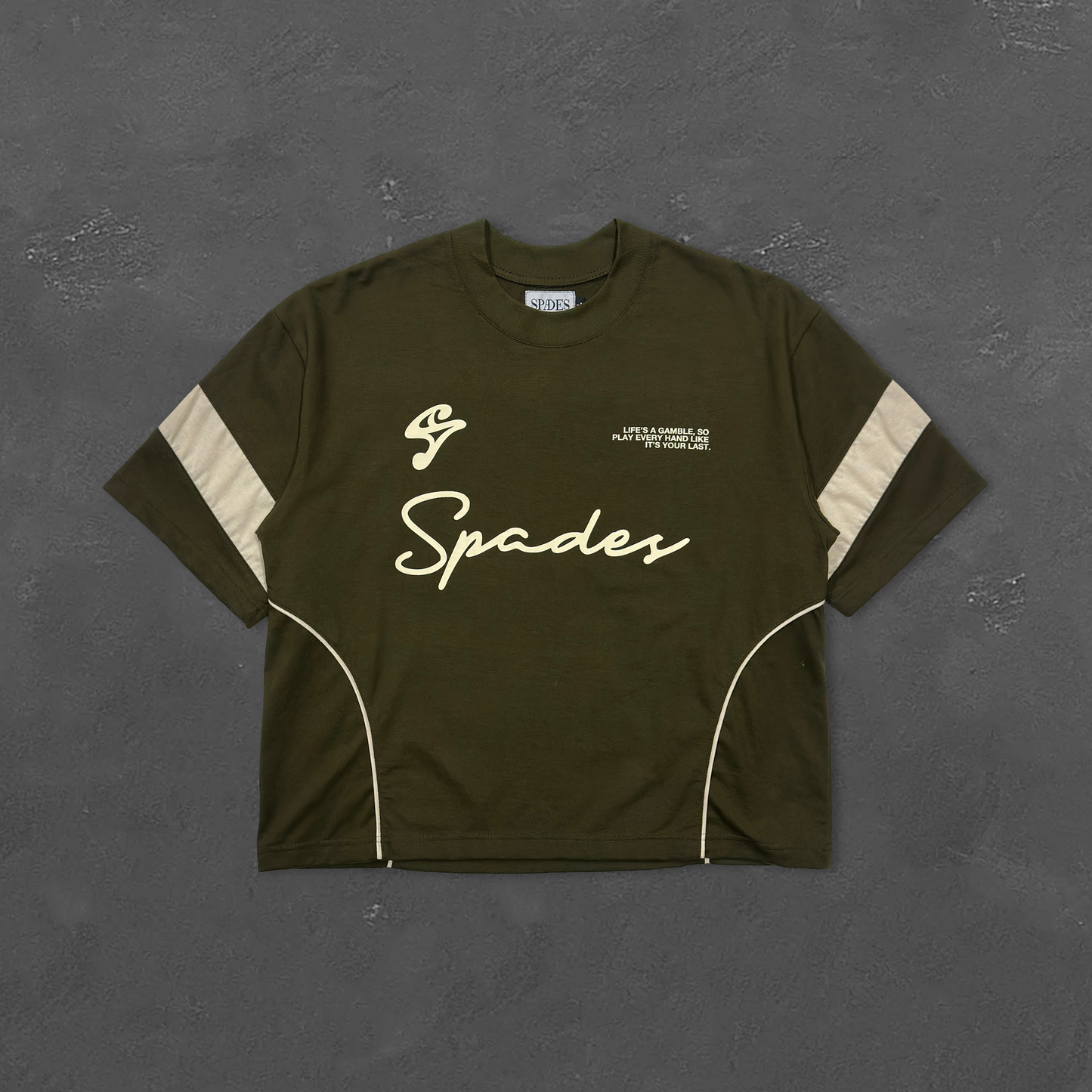 Spades The Mantra Boxy Crop Tee SPADES