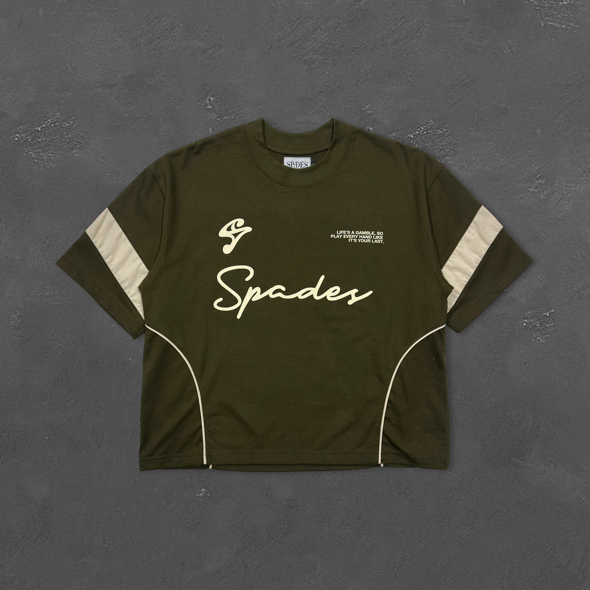 Spades The Mantra Boxy Crop Tee SPADES