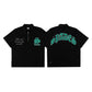 Spades Quarter Zip Polo Bigger Wins Black SPADES