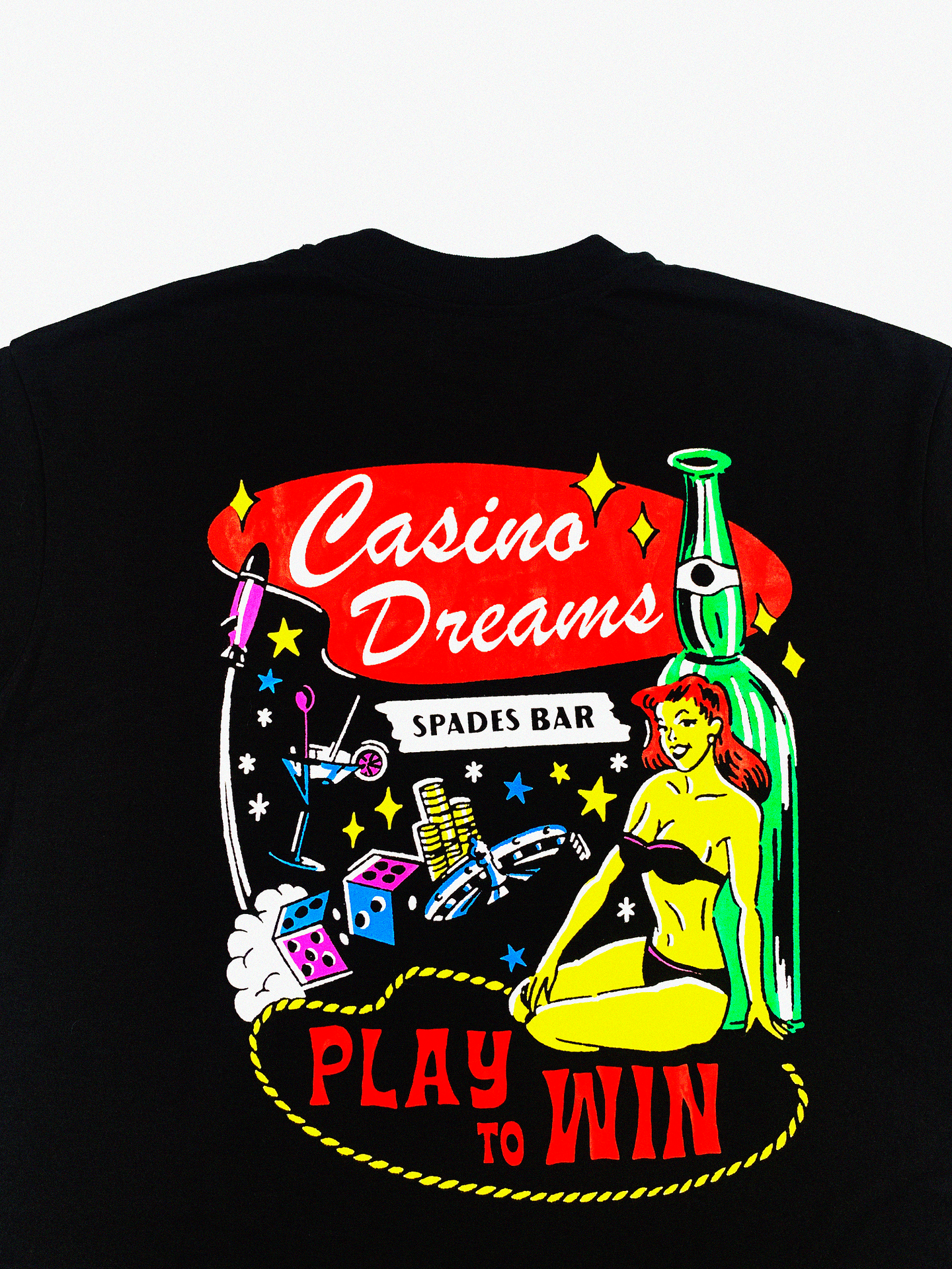 Spades Casino Dreams Black in Box Tee SPADES