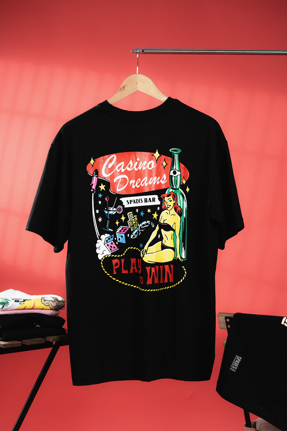 Spades Casino Dreams Black in Box Tee SPADES