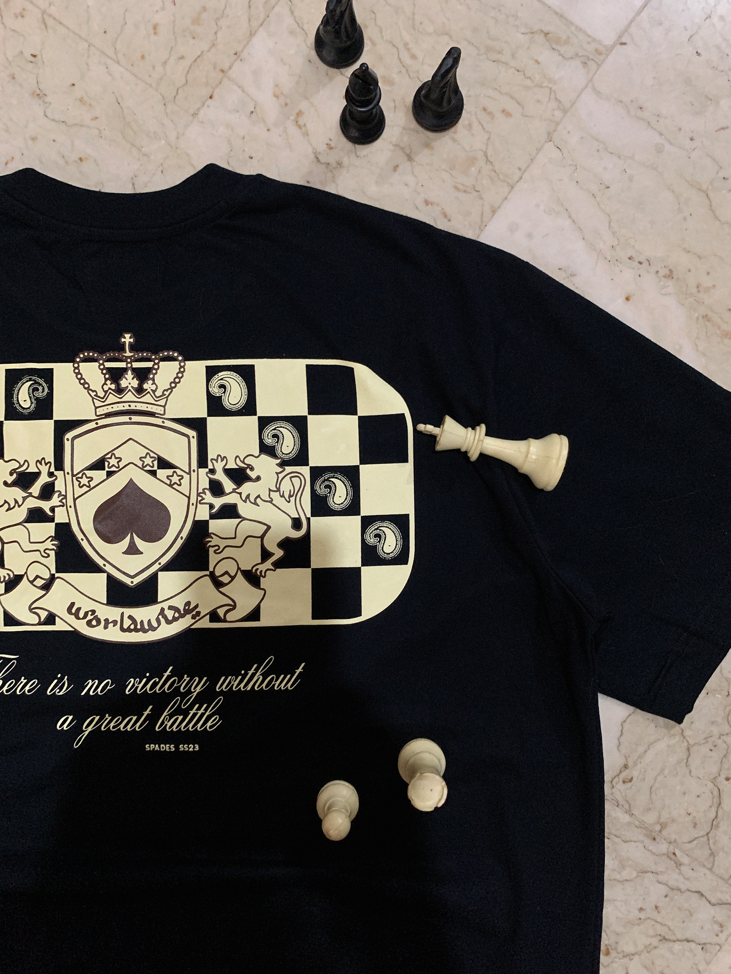 Spades Checkmate Black T-shirt SPADES