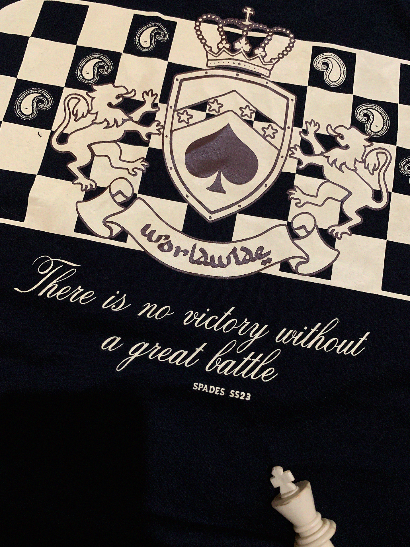 Spades Checkmate Black T-shirt SPADES