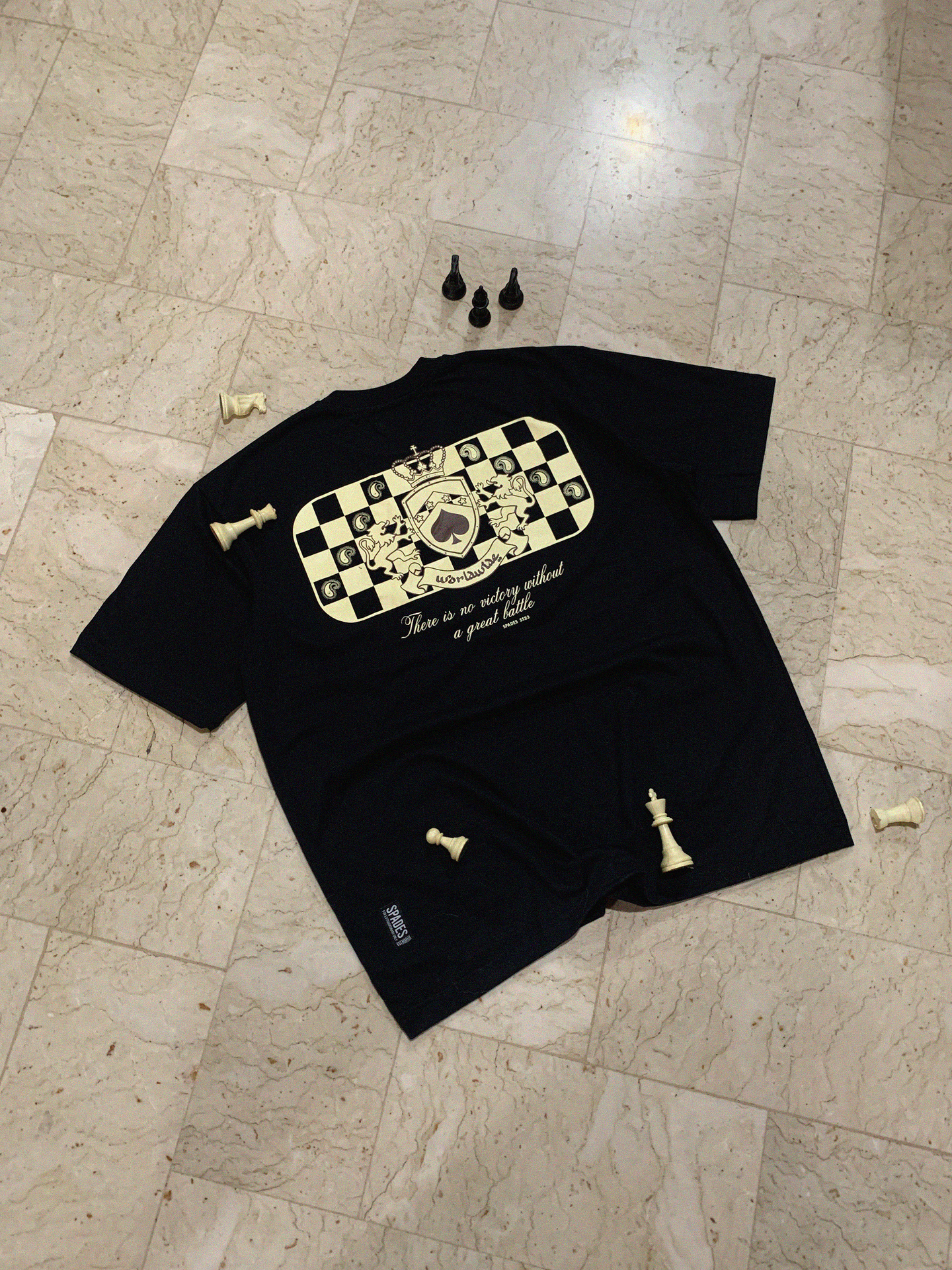 Spades Checkmate Black T-shirt SPADES