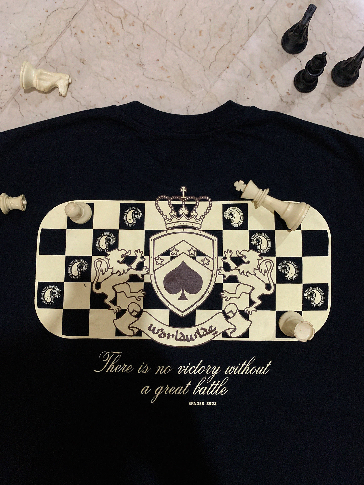 Spades Checkmate Black T-shirt SPADES