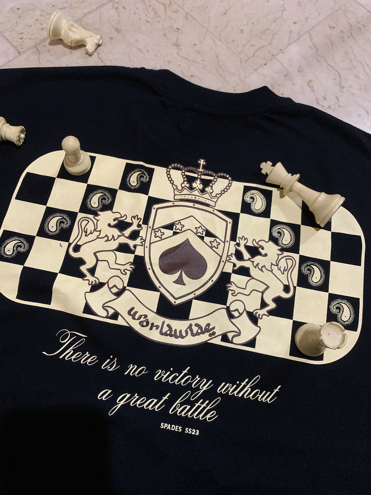 Spades Checkmate Black T-shirt SPADES