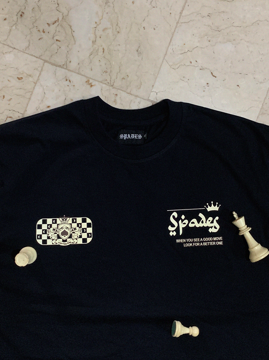 Spades Checkmate Black T-shirt SPADES