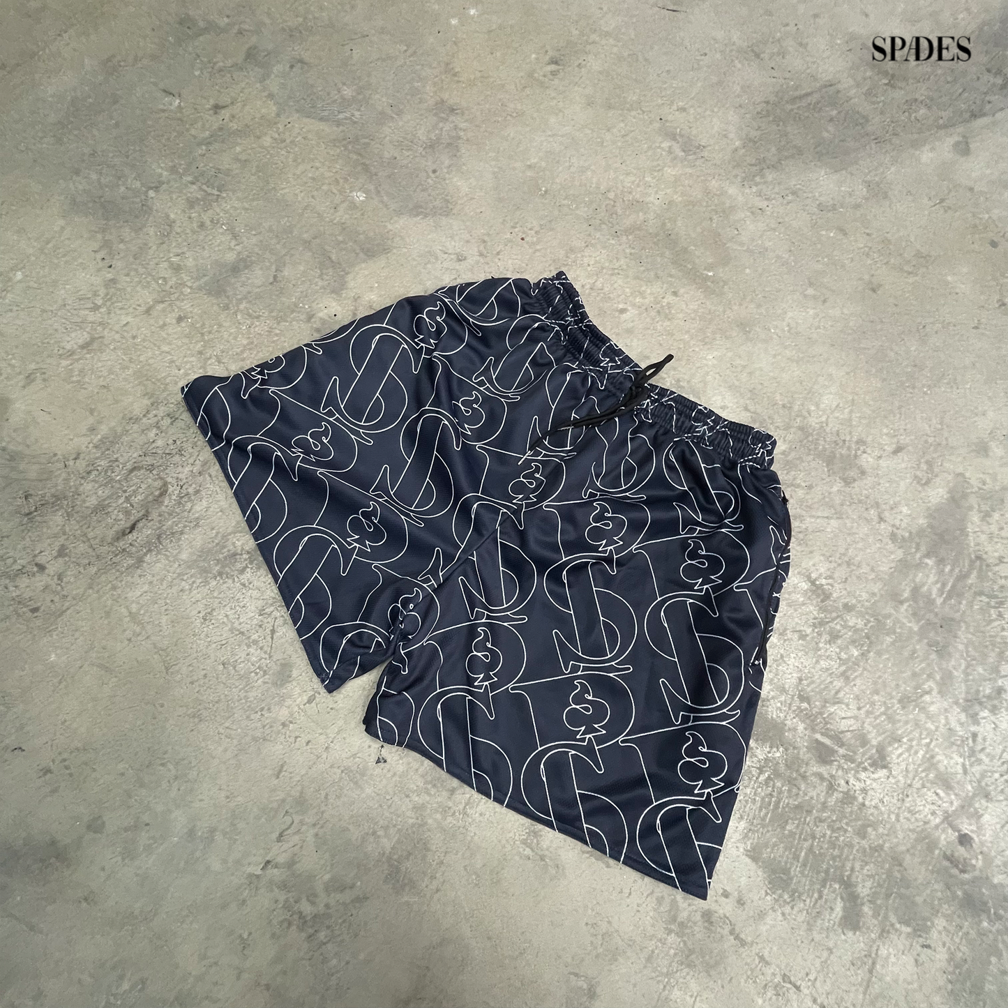 Royal Stamp Champion Mesh Shorts SPADES