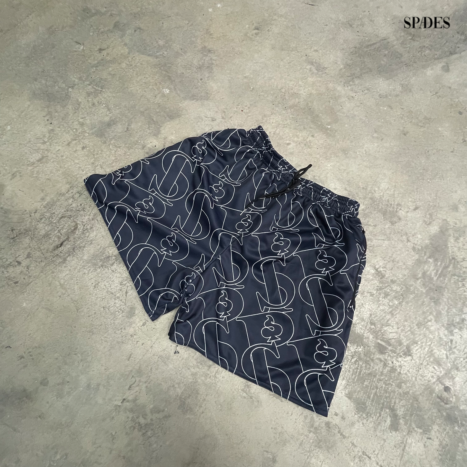 Royal Stamp Champion Mesh Shorts SPADES