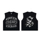 Spades Shattered System Boxy Crop Tee Sleeveless SPADES
