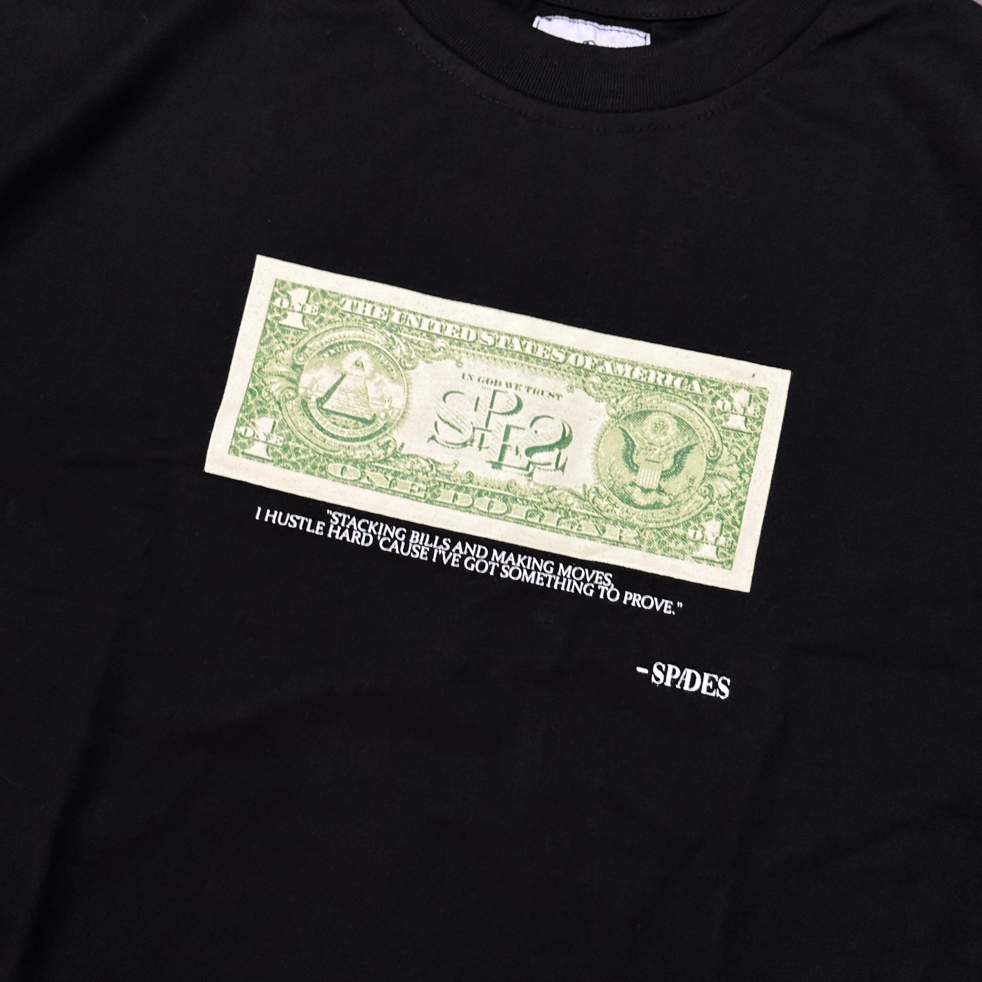 Spades Dollar Black T-shirt SPADES