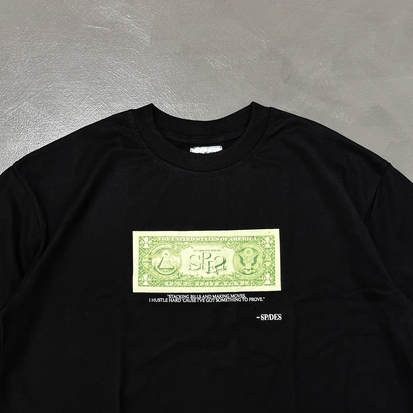 Spades Dollar Black T-shirt SPADES