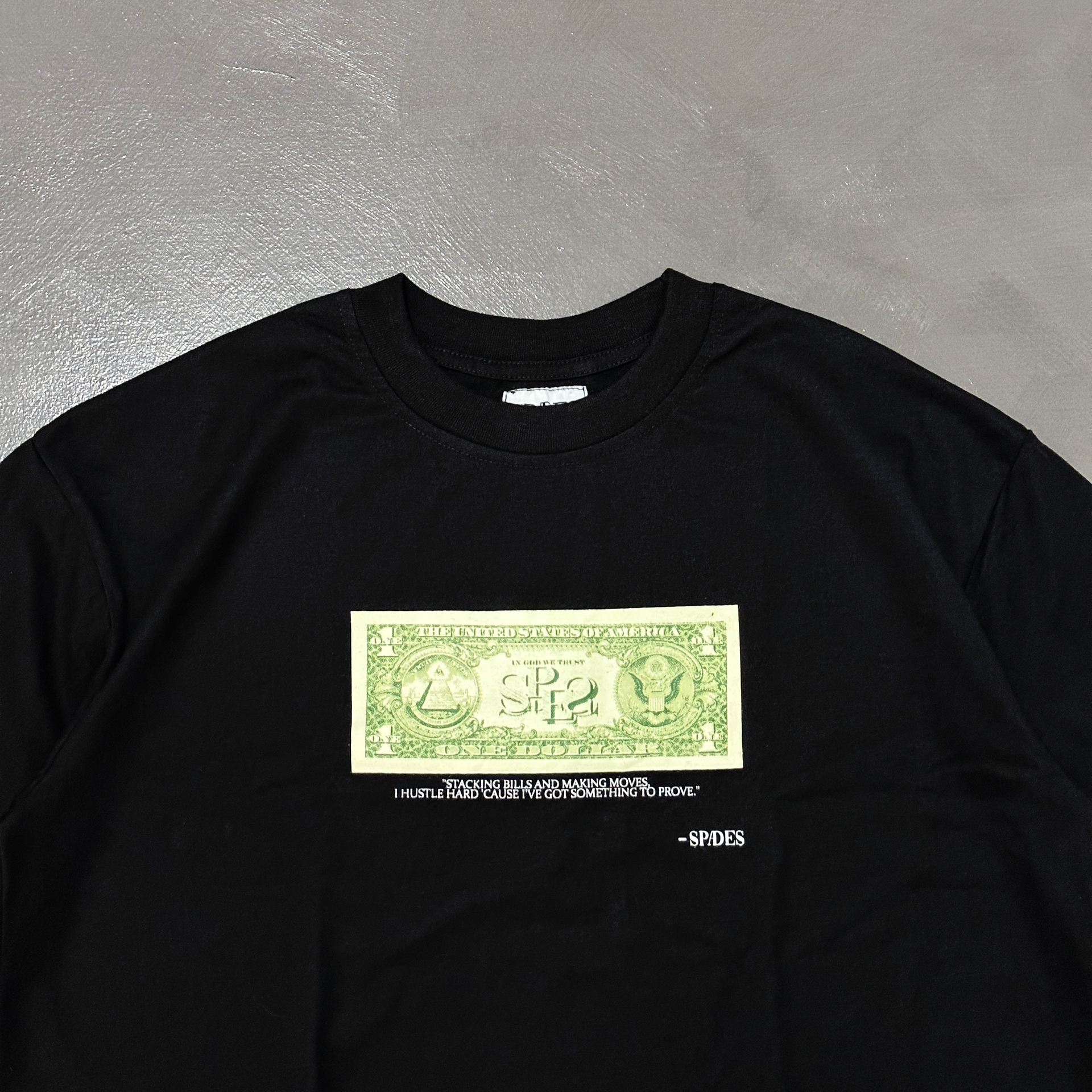 Spades Dollar Black T-shirt SPADES