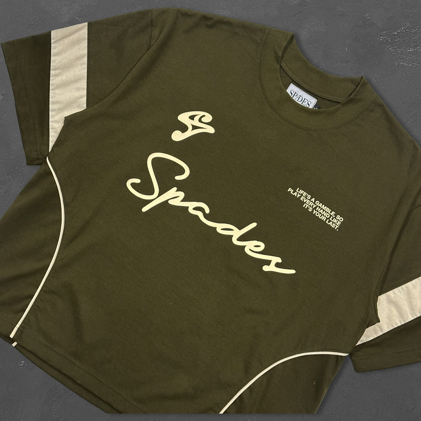 Spades The Mantra Boxy Crop Tee SPADES