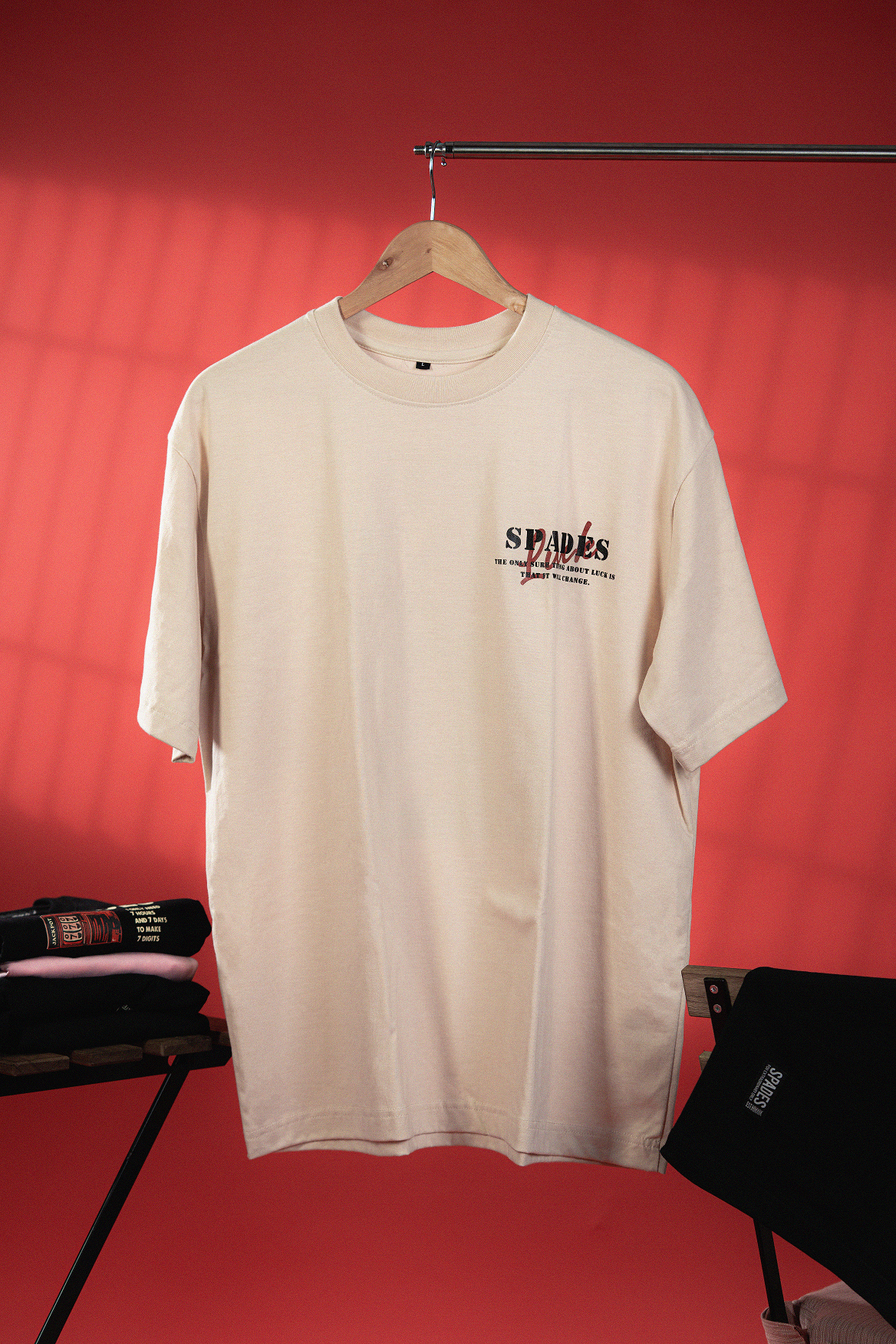 Spades Get My Money Back Crema T-shirt SPADES