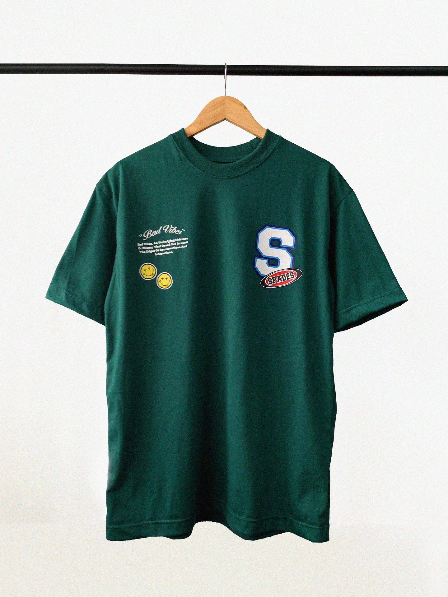 Spades Bad Vibes Bayberry Green T-shirt SPADES