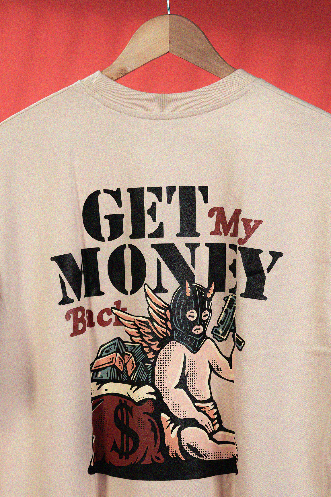 Spades Get My Money Back Crema T-shirt SPADES