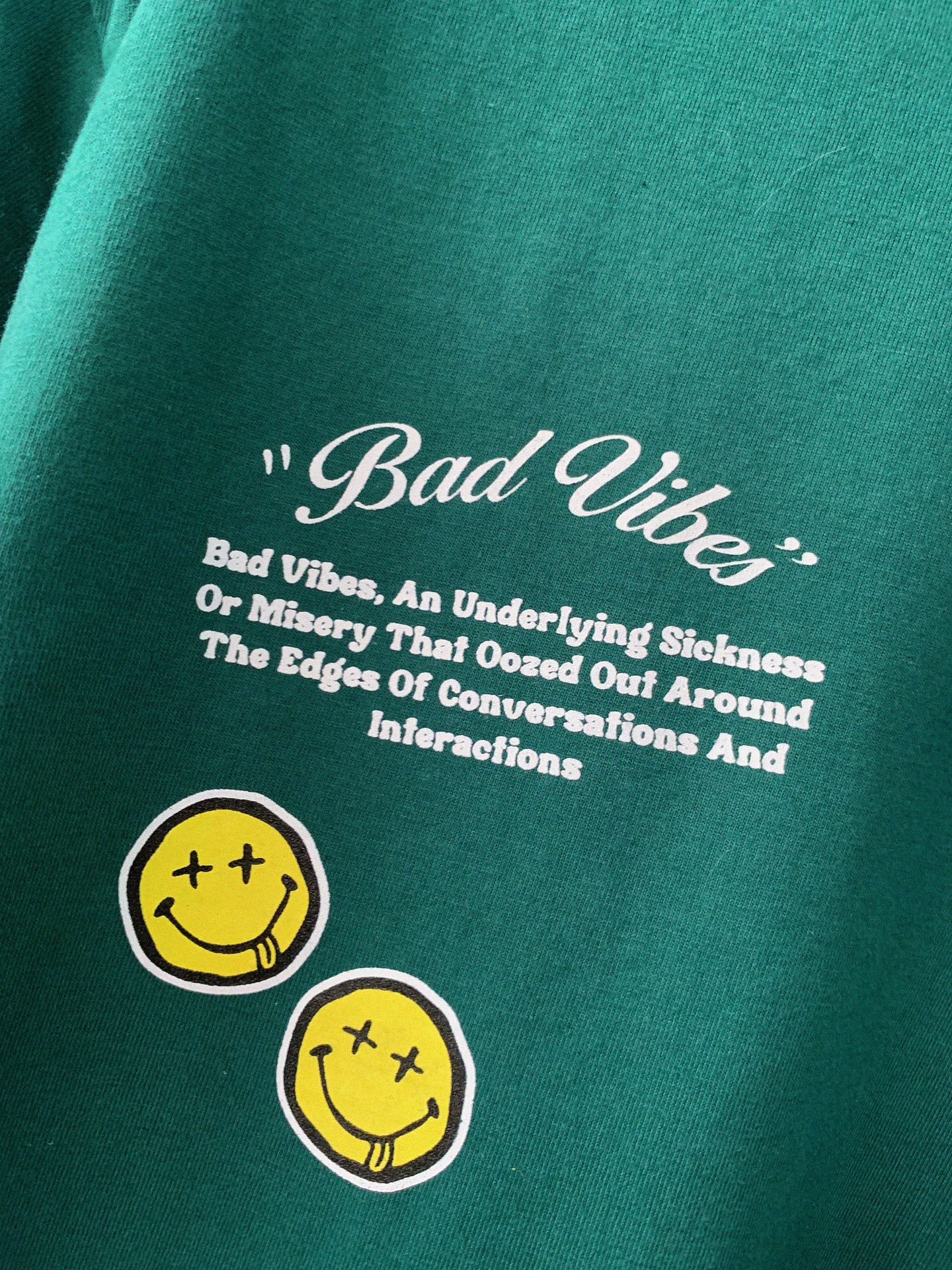 Spades Bad Vibes Bayberry Green T-shirt SPADES