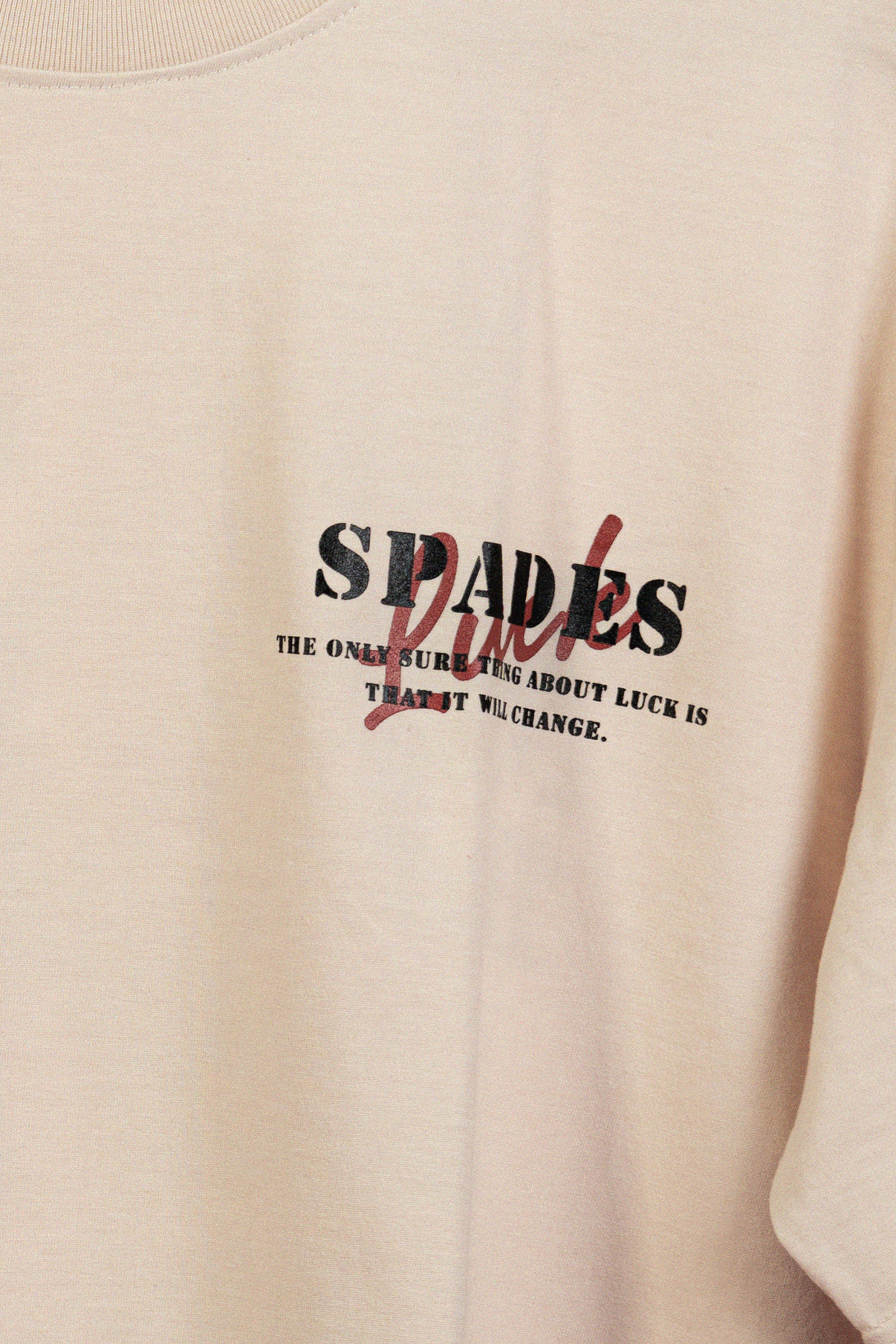 Spades Get My Money Back Crema T-shirt SPADES