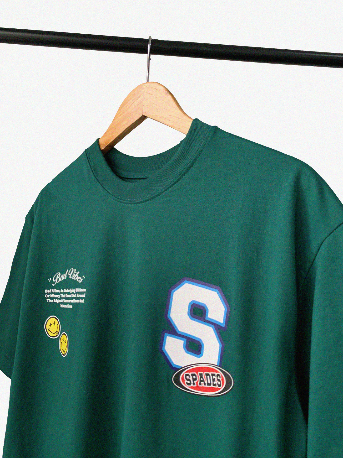 Spades Bad Vibes Bayberry Green T-shirt SPADES