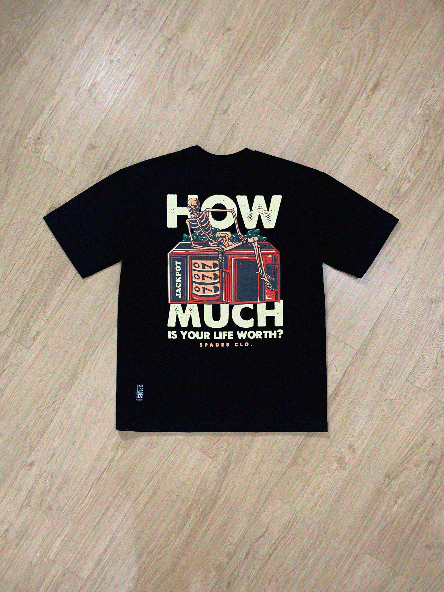 Spades How much Black T-shirt SPADES