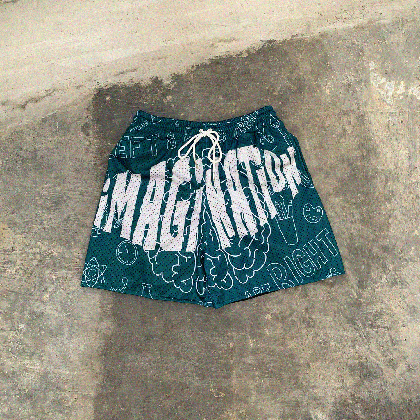 Spades Imagination Mesh Shorts Green SPADES