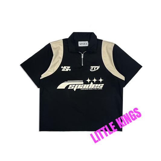 Spades Little Kings Lucky 777 Polo Zip - Kids Apparel SPADES