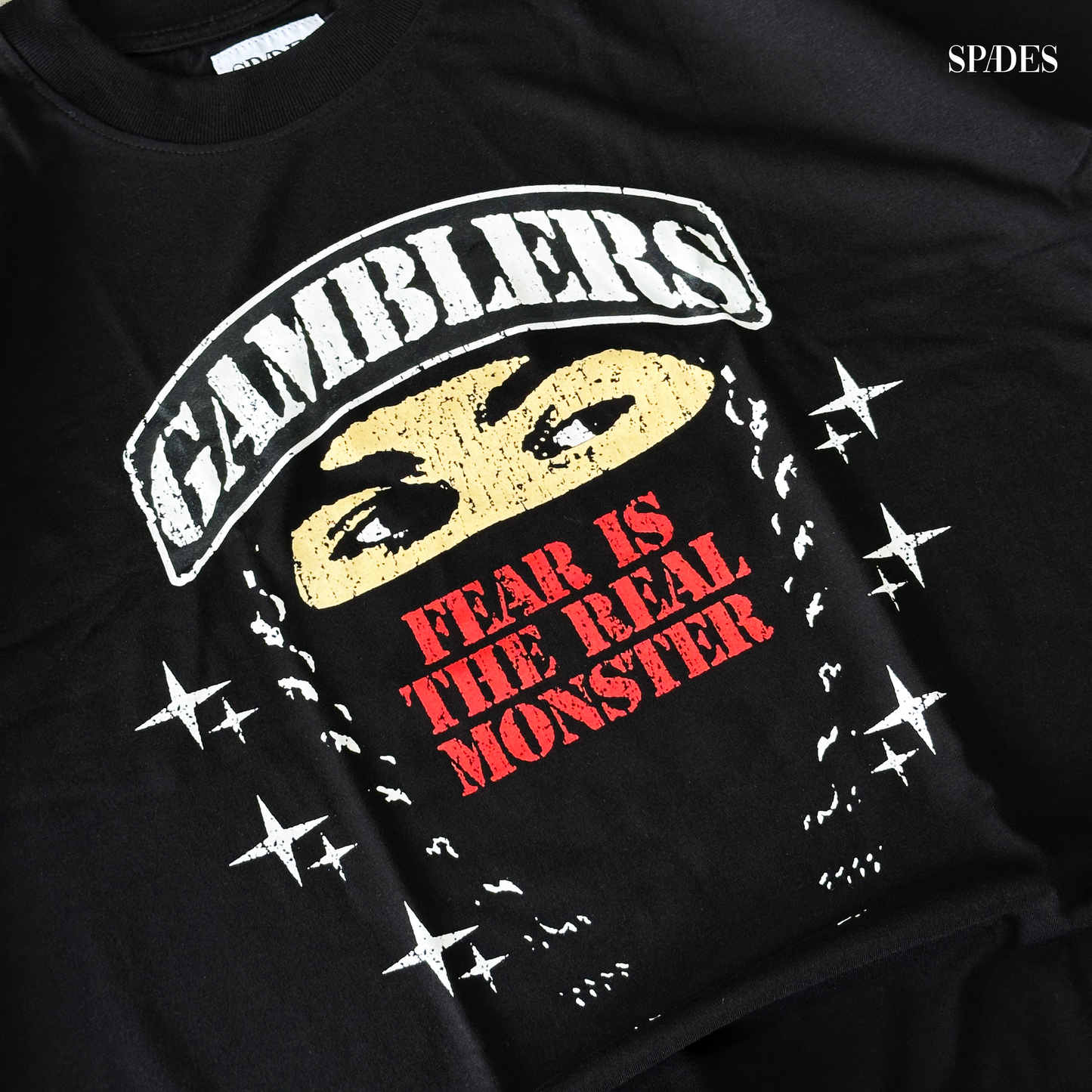 Masked Courage Box Tee Black SPADES