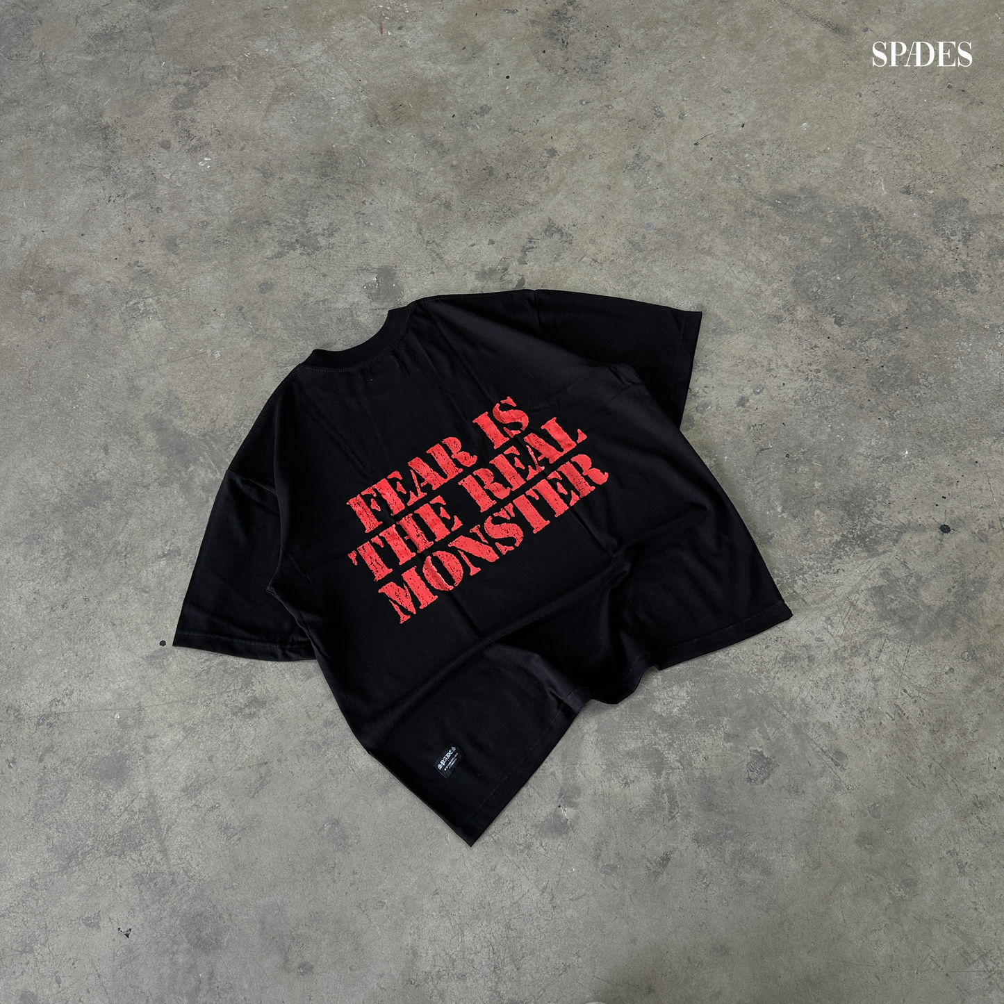 Masked Courage Box Tee Black SPADES