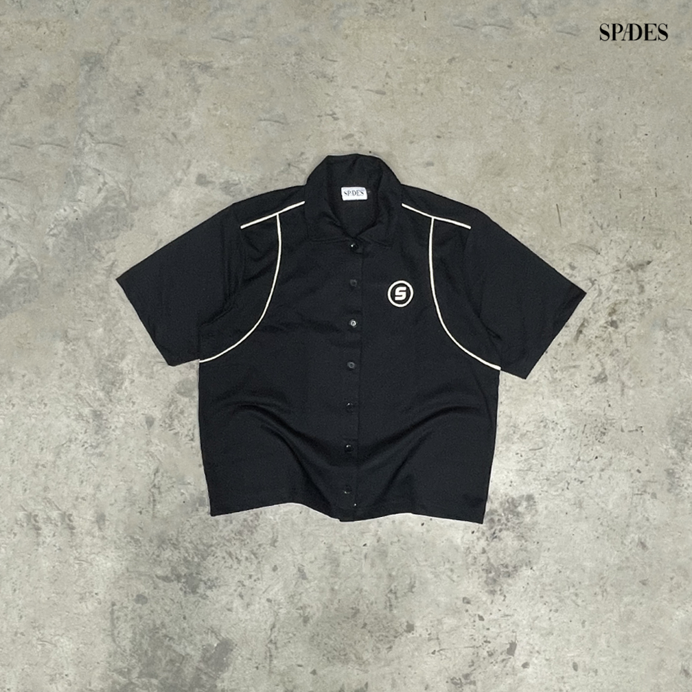 Panel Play Boxy Crop Polo SPADES